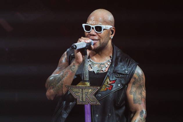 RUSSIA, MOSCOW - MAY 2, 2026: American rapper Flo Rida performs during a concert at CSKA Arena. Sergei Bulkin TASS  91955340