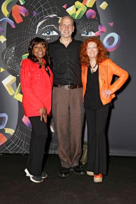 Precious Wilson, Oliver Schwehm and Ingrid Milli Segieth at the premiere of the ARD documentary Boney M Disco Macht Legende at the 19 Lichter Filmfest Frankfurt International 2026 at the Massif E cinema in Frankfurt am Main, 02 05 2026 Foto:xP.xBackx xFuturexImagex boney_6504