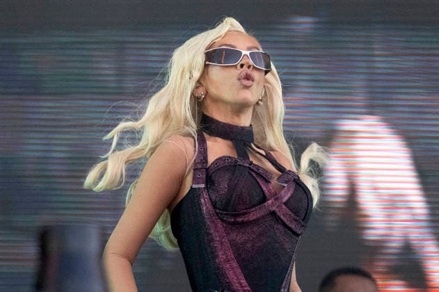 Christina Aguilera live at the Top of the Mountain Closing Concert 2026 on the Ischgl Stage on the Idalp Ischgl, 02 05 2026 Foto:xP.xFrauchigerx xFuturexImagex aguilera_6543