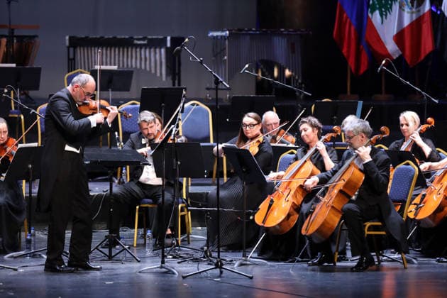 Symphonic music Germany, Czech Republic Czech conductor Jan Talich leads the South Bohemian Philharmonic Orchestra Czech Republic during the 15th International Festival of Symphonic Music at the Opera dAlger, Algeria, May 3, 2026 The festival runs from April 30 to May 7 and brings together 21 participating countries, the Czech Republic being the guest of honor Photo By Billel Bensalem APP Alger Algeria Copyright: xAlgÃ riexPressexPhotosxAPPxBillelxBensalemx xAPPx IMG_0986