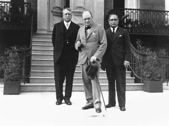 William Randolph Hearst, Winston Churchill, Louis B. Mayer, Feb. 16, 2005 - William Randolph Hearst, Winston Churchill, Louis B. Mayer, Portrait, circa 1930s Copyright: xJTxVintagex