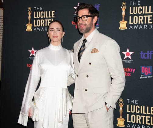 2026 Lucille Lortel Awards Featuring: Emily Blunt, John Krasinski Where: New York, New York, United States When: 04 May 2026 Credit: Janet Mayer INSTARimages.com EDITORIAL USE ONLY. NOT FOR USE BY NEWSPAPERS BASED IN THE UK. Copyright: xx instar55661259