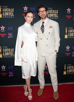 2026 Lucille Lortel Awards Featuring: Emily Blunt, John Krasinski Where: New York, New York, United States When: 04 May 2026 Credit: Janet Mayer INSTARimages.com EDITORIAL USE ONLY. NOT FOR USE BY NEWSPAPERS BASED IN THE UK. Copyright: xx instar55661267