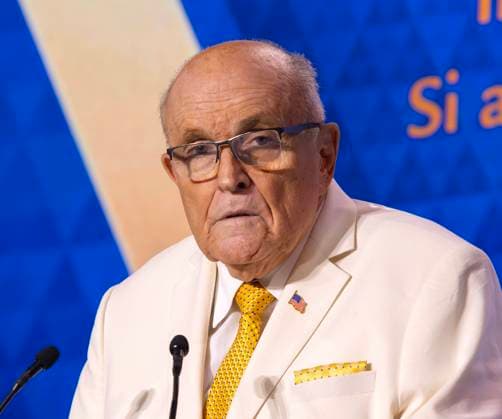 May 03, 2026: RUDOLPH (Rudy) GIULIANI, the ex-mayor of New York City and a former adviser to President Donald Trump, is in critical but stable condition at a hospital, his spokesman said Sunday. Spokesman Ted Goodman didn t say what sent the 81-year-old to the hospital or how long he s been there. FILE PHOTO SHOT ON: July 31, 2025, Rome, Italy: Rudy Giuliani, former Mayor of New York City, addresses the Free Iran World Summit 2025 emphasizing the importance of backing the NCRIs democratic movement. Rome Italy - ZUMAs197 20250731_new_s197_470 Copyright: xSiavoshxHosseinix