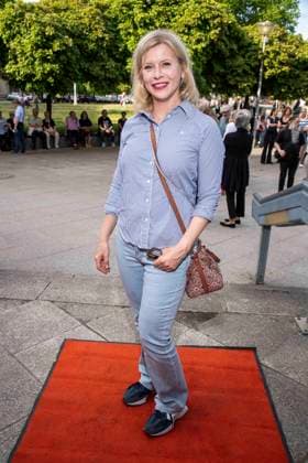 ABB HASEPREMIERE Eva Habermann as a guest at the premiere of Es ist nur eine Phase Hase at the Komoedie am Kurfuerstendamm in the Ernst Reuter Saal a, 03 05 2026 in Berlin Berlin Germany