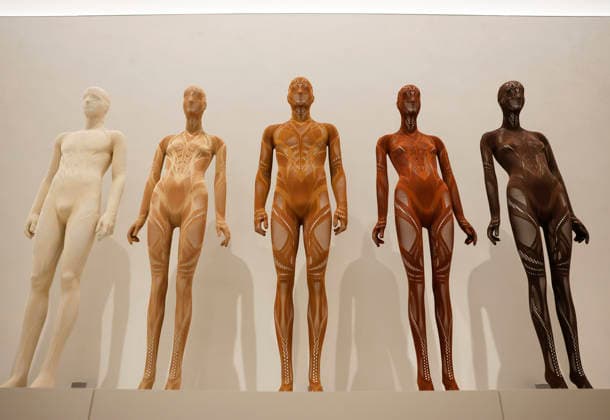 Fashion creations are on display at the press preview for the 2026 Met Gala celebrating Costume Art at The Metropolitan Museum of Art on Monday, May 4, 2026 in New York City. Costume Art was curated by Andrew Bolton, Curator in Charge, and The Costume Institute s first exhibition in The Met s new, nearly 12,000-square-foot galleries adjacent to the Great Hall which displays The Costume Institute s annual spring exhibition.  NYP202605043017 JOHNxANGELILLO