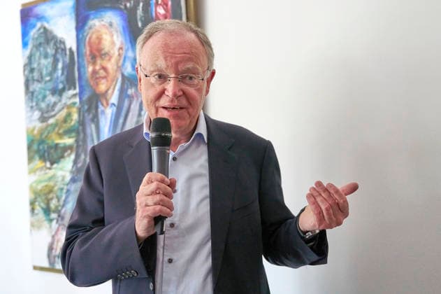 Stephan Weil at the unveiling of his portrait in the ancestral gallery of the State Chancellery of Lower Saxony Hanover, 04 05 2026 Foto:xU.xStammx xFuturexImagex weil_6519