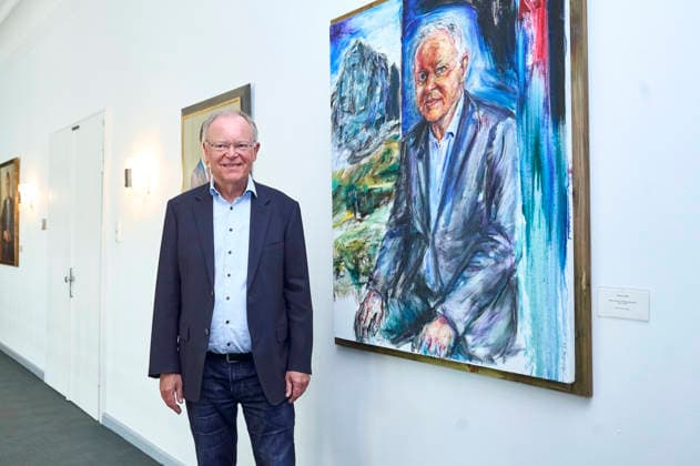 Stephan Weil at the unveiling of his portrait in the ancestral gallery of the State Chancellery of Lower Saxony Hanover, 04 05 2026 Foto:xU.xStammx xFuturexImagex weil_6524