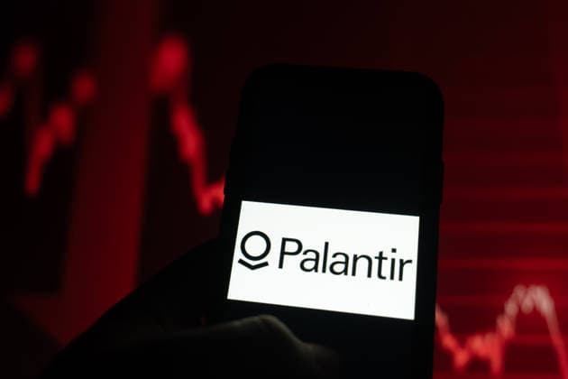 May 3, 2026, Warsaw, Poland: In this photo illustration, the Palantir logo is seen displayed on a smartphone. Warsaw Poland  - ZUMAs197 20260503_aaa_s197_609 Copyright: xMarekxAntonixIwanczukx