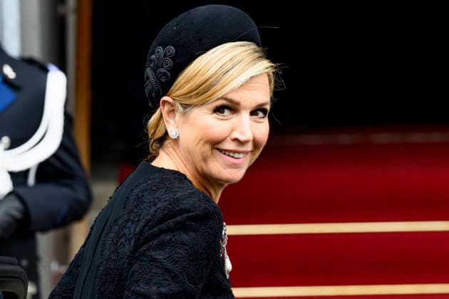 04-05-2026 Amsterdam Queen Maxima arriving for the wearth laying ceremony (Dodenherdenking) at the WWII memorial at the monument op de Dam in Amsterdam. Â  Copyright: xPPEx