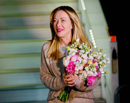 May 4, 2026, Yerevan, Rome, Armenia: Prime Minister Giorgia Meloni arrives in Armenia. Yerevan, May 4, 2026 Yerevan Armenia  - ZUMAa289 20260504_zia_a289_174 Copyright: xChigixPressxOfficex