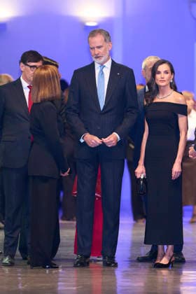 04-05-2026 Barcelona Queen Letizia and King Felipe attend the 50th anniversary of the El Pais newspaper at the Maritime museum in Barcelona. No Spain Â  Copyright: xPPEx