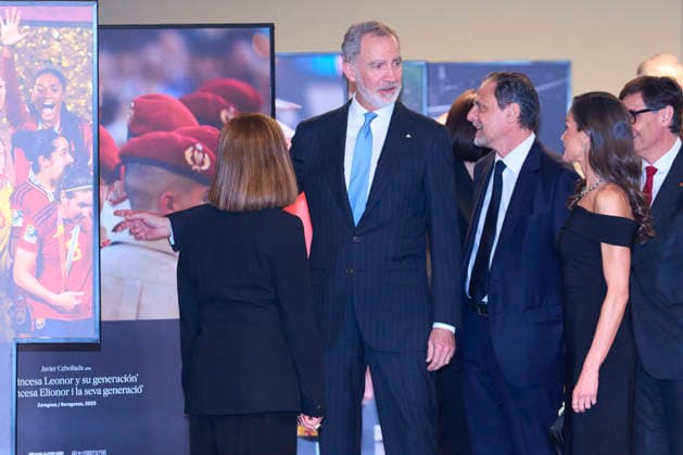 04-05-2026 Barcelona Queen Letizia and King Felipe attend the 50th anniversary of the El Pais newspaper at the Maritime museum in Barcelona. No Spain Â  Copyright: xPPEx