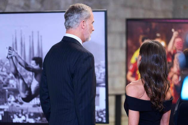 04-05-2026 Barcelona Queen Letizia and King Felipe attend the 50th anniversary of the El Pais newspaper at the Maritime museum in Barcelona. No Spain Â  Copyright: xPPEx