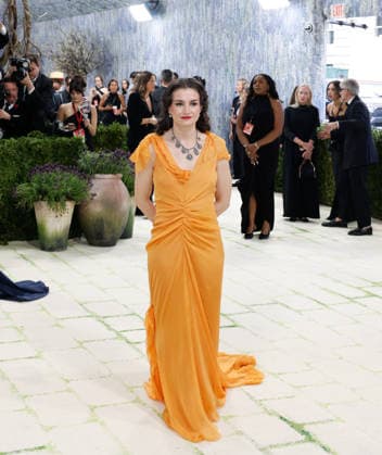 Chloe Malle arrives on the red carpet for the 2026 Met Gala celebrating Costume Art at The Metropolitan Museum of Art on Monday, May 4, 2026 in New York City.  NYP20260504307 JOHNxANGELILLO