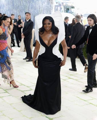Nantasha Williams arrives on the red carpet for the 2026 Met Gala celebrating Costume Art at The Metropolitan Museum of Art on Monday, May 4, 2026 in New York City.  NYP20260504315 JOHNxANGELILLO