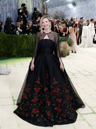 Virginia Maloney arrives on the red carpet for the 2026 Met Gala celebrating Costume Art at The Metropolitan Museum of Art on Monday, May 4, 2026 in New York City.  NYP20260504340 JOHNxANGELILLO