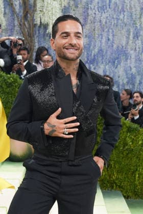 Colombian singer Maluma poses on Monday during the Met Gala s white carpet in New York, USA, 04 May 2026.Maluma said on the Met Gala s red carpet that he is going through a very happy time in his personal and professional life and that he is practicing a lot to have more children. Maluma says at the Met Gala that he is practicing a lot to have more children !ACHTUNG: NUR REDAKTIONELLE NUTZUNG!  Copyright: xOctavioxGuzmánx AME9327 20260504-55020181077_1