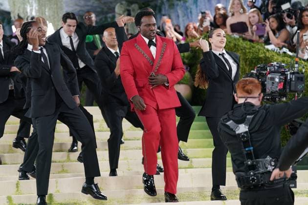 Joshua Henry at arrivals for The 2026 Costume Institute Exhibition COSTUME ART Opening Night Met Gala, The Metropolitan Museum of Art, New York, NY, May 04, 2026. Photo By: Kristin Callahan Everett Collection The 2026 Costume Institute Exhibition COSTUME ART Opening Night Met Gala PUBLICATIONXNOTxINxCANxCHNxFRAxITAxJPNxNORxPOLxRUSxESPxUKxUSA