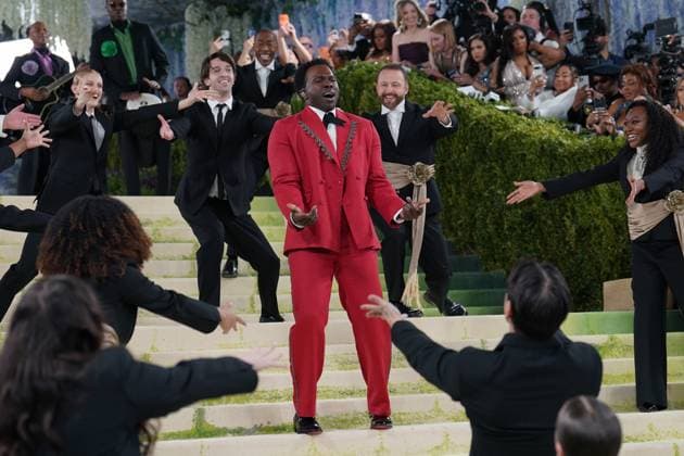 Joshua Henry at arrivals for The 2026 Costume Institute Exhibition COSTUME ART Opening Night Met Gala, The Metropolitan Museum of Art, New York, NY, May 04, 2026. Photo By: Kristin Callahan Everett Collection The 2026 Costume Institute Exhibition COSTUME ART Opening Night Met Gala PUBLICATIONXNOTxINxCANxCHNxFRAxITAxJPNxNORxPOLxRUSxESPxUKxUSA