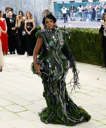 Janelle Monáe arrives on the red carpet for the 2026 Met Gala celebrating Costume Art at The Metropolitan Museum of Art on Monday, May 4, 2026 in New York City.  NYP20260504388 JOHNxANGELILLO