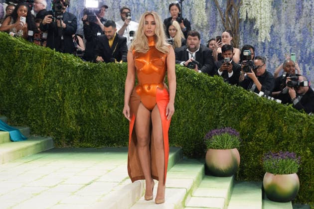 American Kim Kardashian poses on the white carpet at the Met Gala in New York, United States, 04 May 2026. The White Carpet at the 2026 Met Gala !ACHTUNG: NUR REDAKTIONELLE NUTZUNG!  Copyright: xOctavioxGuzmánx AME9359 20260505-55020181284_1