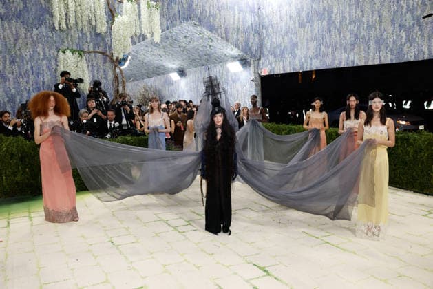 Madonna arrives on the red carpet for the 2026 Met Gala celebrating Costume Art at The Metropolitan Museum of Art on Monday, May 4, 2026 in New York City.  NYP2026050476 JOHNxANGELILLO