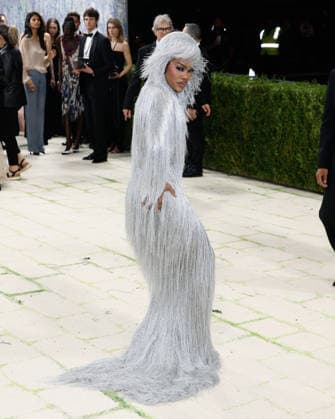 Teyana Taylor arrives on the red carpet for the 2026 Met Gala celebrating Costume Art at The Metropolitan Museum of Art on Monday, May 4, 2026 in New York City.  NYP2026050490 JOHNxANGELILLO