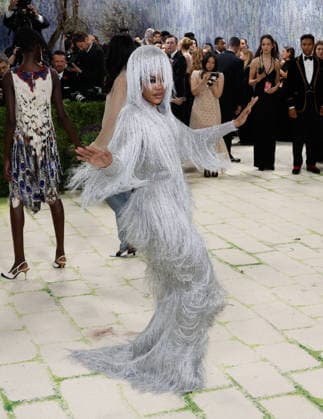 Teyana Taylor arrives on the red carpet for the 2026 Met Gala celebrating Costume Art at The Metropolitan Museum of Art on Monday, May 4, 2026 in New York City.  NYP2026050491 JOHNxANGELILLO