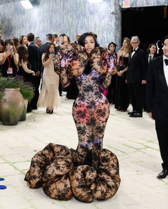 Cardi B arrives on the red carpet for the 2026 Met Gala celebrating Costume Art at The Metropolitan Museum of Art on Monday, May 4, 2026 in New York City.  NYP2026050497 JOHNxANGELILLO