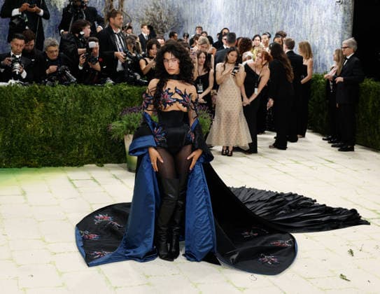 Odessa A Zion arrives on the red carpet for the 2026 Met Gala celebrating Costume Art at The Metropolitan Museum of Art on Monday, May 4, 2026 in New York City.  NYP2026050483 JOHNxANGELILLO