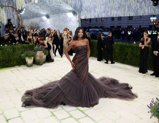 Coco Jones arrives on the red carpet for the 2026 Met Gala celebrating Costume Art at The Metropolitan Museum of Art on Monday, May 4, 2026 in New York City.  NYP2026050469 JOHNxANGELILLO
