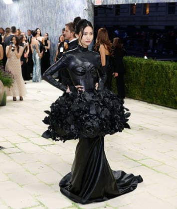 Hoyeon Jung arrives on the red carpet for the 2026 Met Gala celebrating Costume Art at The Metropolitan Museum of Art on Monday, May 4, 2026 in New York City.  NYP2026050500 JOHNxANGELILLO