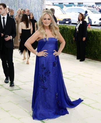 Christine Taylor arrives on the red carpet for the 2026 Met Gala celebrating Costume Art at The Metropolitan Museum of Art on Monday, May 4, 2026 in New York City.  NYP20260504380 JOHNxANGELILLO