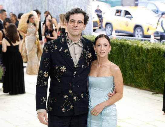 Adam Mosseri and Monica Mosseri arrive on the red carpet for the 2026 Met Gala celebrating Costume Art at The Metropolitan Museum of Art on Monday, May 4, 2026 in New York City.  NYP20260504373 JOHNxANGELILLO