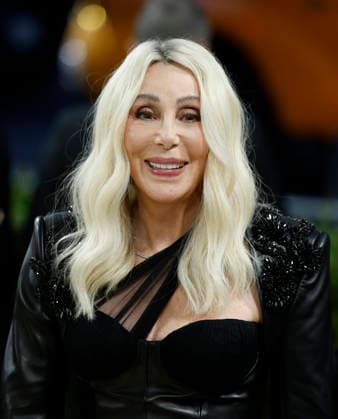 Cher arrives on the red carpet for the 2026 Met Gala celebrating Costume Art at The Metropolitan Museum of Art on Monday, May 4, 2026 in New York City.  NYP202605045024 JOHNxANGELILLO