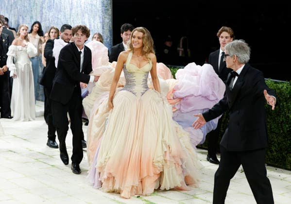 Blake Lively arrives on the red carpet for the 2026 Met Gala celebrating Costume Art at The Metropolitan Museum of Art on Monday, May 4, 2026 in New York City.  NYP202605045033 JOHNxANGELILLO