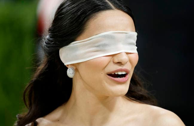 Rachel Zegler arrives on the red carpet for the 2026 Met Gala celebrating Costume Art at The Metropolitan Museum of Art on Monday, May 4, 2026 in New York City.  NYP202605045038 JOHNxANGELILLO