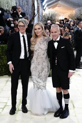 Andrew Bolton, Lindsey Vonn, Thom Browne at arrivals for The 2026 Costume Institute Exhibition COSTUME ART Opening Night Met Gala - Part 4, The Metropolitan Museum of Art, New York, NY, May 04, 2026. Photo By: Kristin Callahan Everett Collection The 2026 Costume Institute Exhibition COSTUME ART Opening Night Met Gala - Part 4 PUBLICATIONXNOTxINxCANxCHNxFRAxITAxJPNxNORxPOLxRUSxESPxUKxUSA