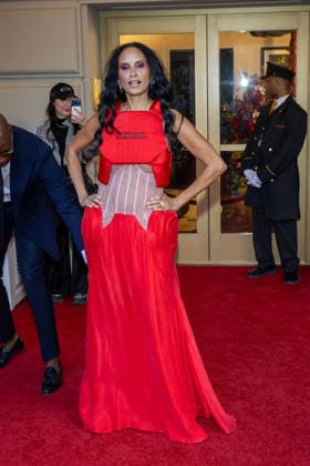 The Pierre Hotel: 2026 Met Gala Departures, New York, USA - 04 May 2026 Racquel Chevremont departs the Pierre Hotel for 2026 Met Gala on May 04, 2026 in New York City. New York United States Copyright: xRonxAdarx xSOPAxImagesx _radar_pierre_20260504_00804