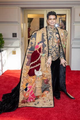 The Pierre Hotel: 2026 Met Gala Departures, New York, USA - 04 May 2026 Karan Johar wearing Manish Malhotra departs the Pierre Hotel for 2026 Met Gala on May 04, 2026 in New York City. New York United States Copyright: xRonxAdarx xSOPAxImagesx _radar_pierre_20260504_01279