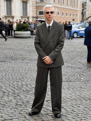 Rome, 71st David di Donatello Awards, Arrivals at the Quirinale Palace. Pictured: Francesco Gheghi.  Copyright: xVincenzoxLandix xipa-agency.netx xDxAvanzo Provvisionatox IPA_Agency_IPA74449712