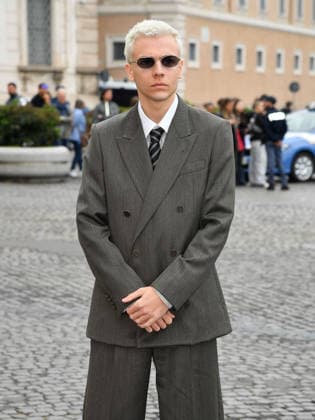 Rome, 71st David di Donatello Awards, Arrivals at the Quirinale Palace. Pictured: Francesco Gheghi.  Copyright: xVincenzoxLandix xipa-agency.netx xDxAvanzo Provvisionatox IPA_Agency_IPA74449714