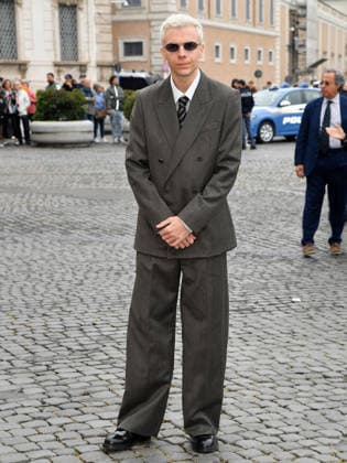 Rome, 71st David di Donatello Awards, Arrivals at the Quirinale Palace. Pictured: Francesco Gheghi.  Copyright: xVincenzoxLandix xipa-agency.netx xDxAvanzo Provvisionatox IPA_Agency_IPA74449717