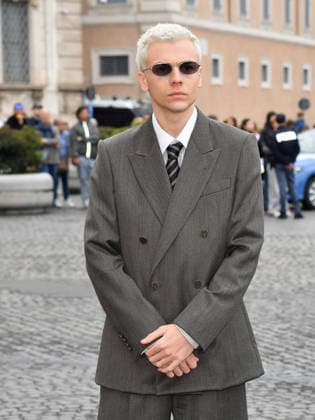 Rome, 71st David di Donatello Awards, Arrivals at the Quirinale Palace. Pictured: Francesco Gheghi.  Copyright: xVincenzoxLandix xipa-agency.netx xDxAvanzo Provvisionatox IPA_Agency_IPA74449721