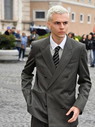 Rome, 71st David di Donatello Awards, Arrivals at the Quirinale Palace. Pictured: Francesco Gheghi.  Copyright: xVincenzoxLandix xipa-agency.netx xDxAvanzo Provvisionatox IPA_Agency_IPA74449735