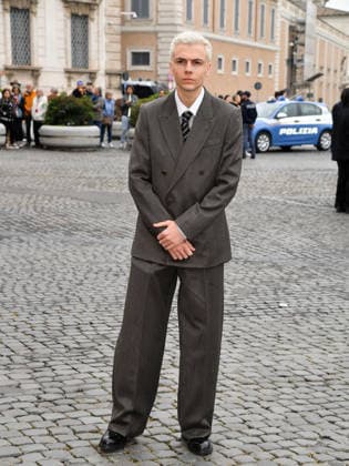 Rome, 71st David di Donatello Awards, Arrivals at the Quirinale Palace. Pictured: Francesco Gheghi.  Copyright: xVincenzoxLandix xipa-agency.netx xDxAvanzo Provvisionatox IPA_Agency_IPA74449738