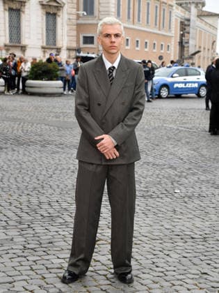 Rome, 71st David di Donatello Awards, Arrivals at the Quirinale Palace. Pictured: Francesco Gheghi.  Copyright: xVincenzoxLandix xipa-agency.netx xDxAvanzo Provvisionatox IPA_Agency_IPA74449750