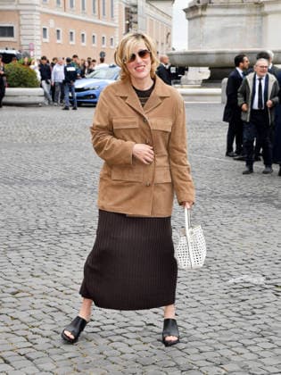 Rome, 71st David di Donatello Awards, Arrivals at the Quirinale Palace. Pictured is Valeria Bruni Tedeschi.  Copyright: xVincenzoxLandix xipa-agency.netx xDxAvanzo Provvisionatox IPA_Agency_IPA74449866