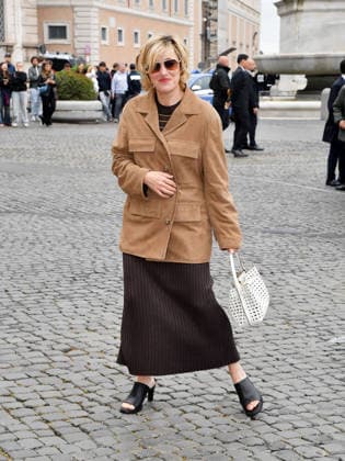 Rome, 71st David di Donatello Awards, Arrivals at the Quirinale Palace. Pictured is Valeria Bruni Tedeschi.  Copyright: xVincenzoxLandix xipa-agency.netx xDxAvanzo Provvisionatox IPA_Agency_IPA74449868